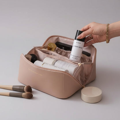 תיק עם תאים מאורגנים לאיפור JustCase  